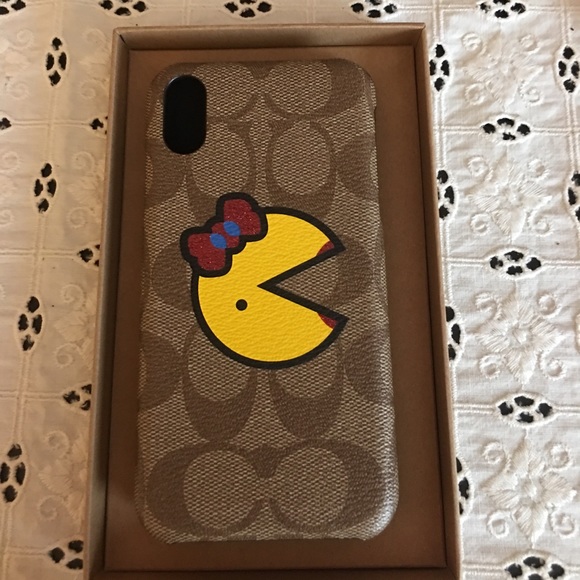 Coach Accessories - Coach iPhone X Case, Ms. Pac-Man
